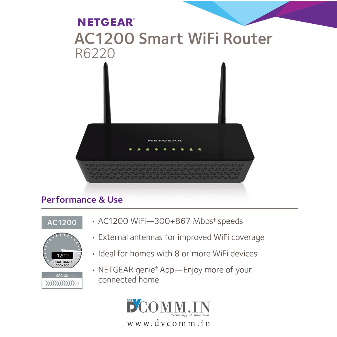 oshora_online's tweet photo. Netgear R6220
AC1200 Smart WiFi Router
• AC1200 WiFi—300+867 Mbps† speeds
• External antennas for improved WiFi coverage
🛒 SHOP NOW 👉 https://t.co/FkZerf12jQ
.
.
#Netgear #R6220 #WiFiRouter #ShopNow #BuyNow #BuyOnline #Wifi #Router #SmartWirelessRouter #FreshItUP https://t.co/Dzrc1htPfh