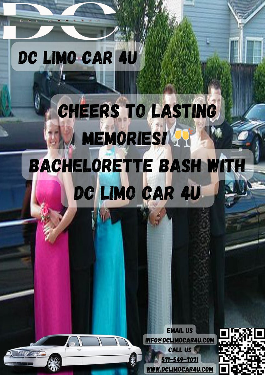 Cheers to Lasting Memories! 🥂 Bachelorette Bash with DC Limo Car 4U
Calling all bridesmaids! Get ready to pamper the bride-to-be in style with DC Limo Car 4U's extravagant bachelorette party packages.💃🎊#BacheloretteBliss #GirlsNightOut #DCLuxuryLimo #dclimocar4u