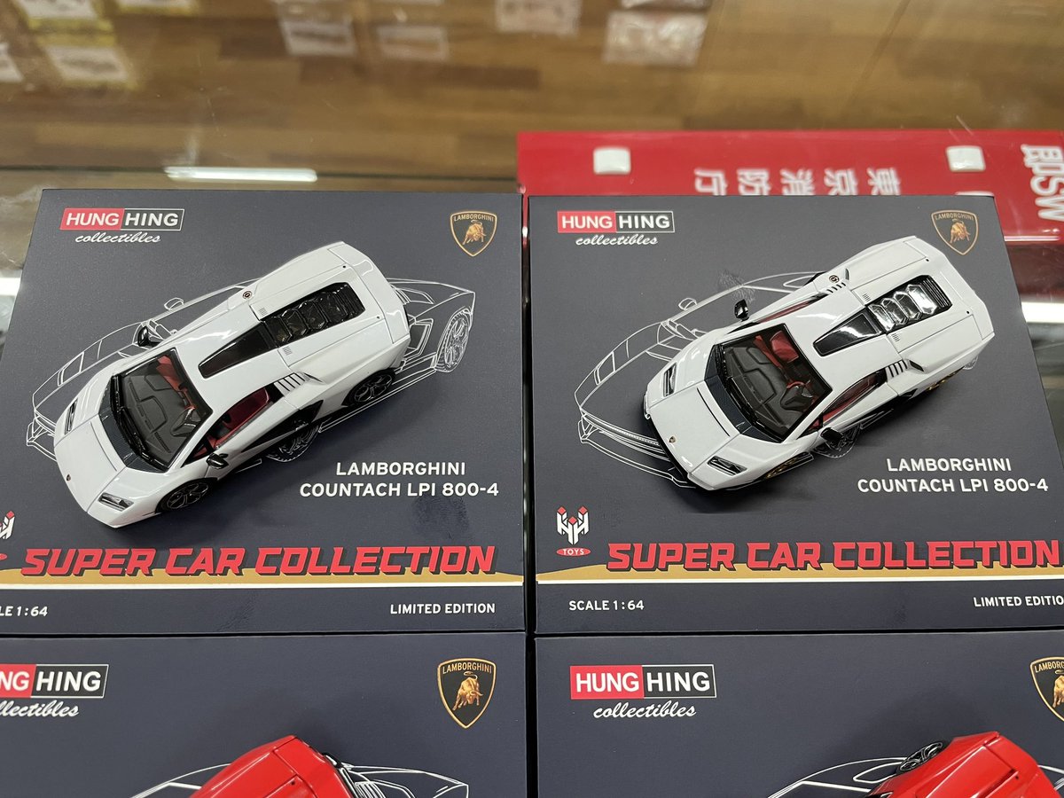 HIKO7's tweet image. HUNG HING TOYSの新製品、ランボルギーニカウンタック LPI800-4が入荷いたしました！ #64scale #ヒコセブン