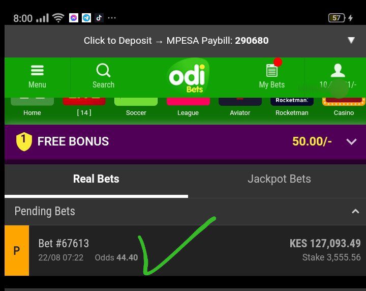 44 Odds 🔥 on Goals 🤑🤑
Goals will rain 6+ easy money 🤑

Take it to the Bank 🔥🔥🔥
Promising 💎💎💎

👉 odibets.com/share/2TYW3E2