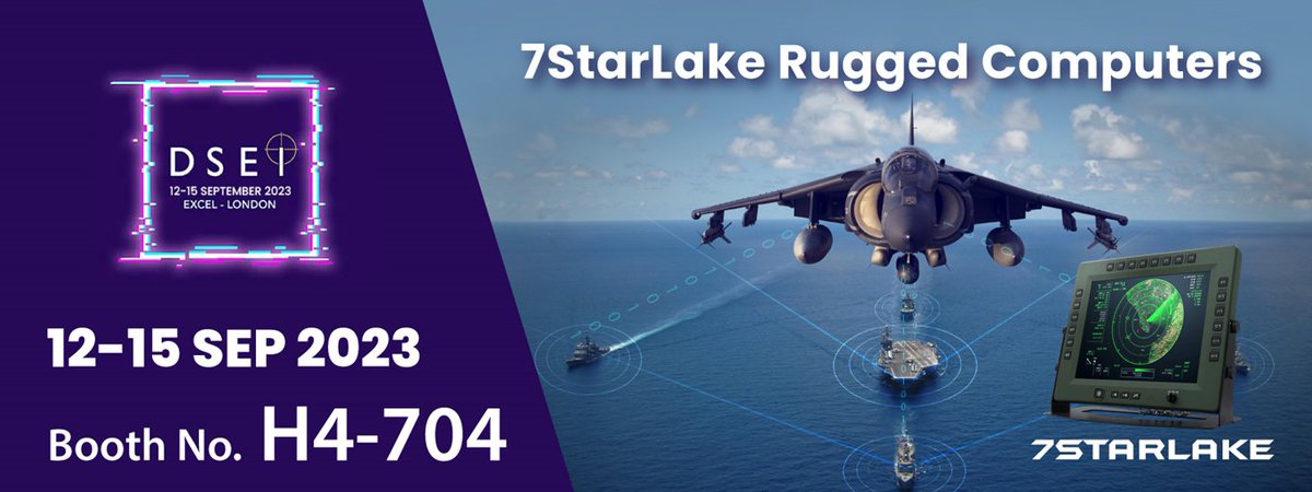 7_starlake's tweet photo. If you’re in #dsei2023 from 12-15 Sep., come along! It’s an amazing opportunity to interact directly with the unique #rugged  smart #panel display “SKY15-P20” with 20 #programmable function keys for #military grade in #harshness environment.
RSVP: https://t.co/4vd2ea7zQG https://t.co/FjSbYetLJ0