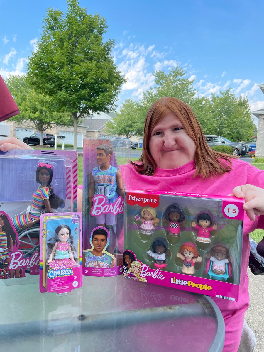 AHHH, so excited to share this amazing gift I recently received from @Barbie... 💘🎀 My very own Wheelchair Barbie and other goodies. Can’t thank them enough for making inclusion a part of play time for kids and for making adults like me feel seen in my childhood toys! #Barbie