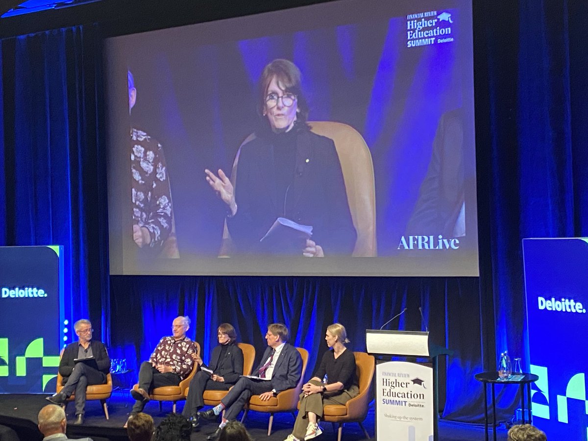 Misha Schubert (@mishaschubert) on Twitter photo A series of thoughtful insights on how generative #AI might reshape education, research and the nature of jobs from <a href="/ScienceChiefAu/">Australia's Chief Scientist</a> <a href="/DrCathyFoley/">Cathy Foley</a> & <a href="/TobyWalsh/">Professor Toby Walsh FAA FTSE</a> and co at the <a href="/FinancialReview/">Financial Review</a>’s #afrhighereducationsummit A series of thoughtful insights on how generative #AI might reshape education, research and the nature of jobs from <a href="/ScienceChiefAu/">Australia's Chief Scientist</a> <a href="/DrCathyFoley/">Cathy Foley</a> & <a href="/TobyWalsh/">Professor Toby Walsh FAA FTSE</a> and co at the <a href="/FinancialReview/">Financial Review</a>’s #afrhighereducationsummit