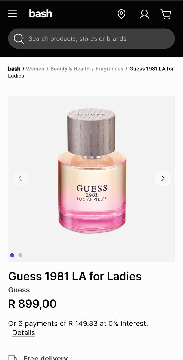 LenahMasechaba's tweet photo. @friendsofbash @Hm9Safe @malindyleeh
Guess 1981 LA for ladies 💖
#friendsofbash #finditonbash #bashfragrancefinds https://t.co/tcoCmZaeQs