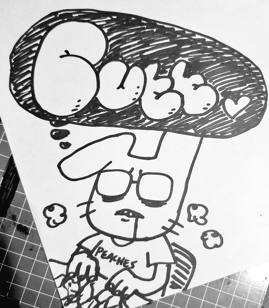 themistern's tweet photo. My only talents are thinking about butts and drawing the word "butt" to look like butts. #nsfw #latenightdoodle #mindpollution https://t.co/3uZ6Pv5l8y