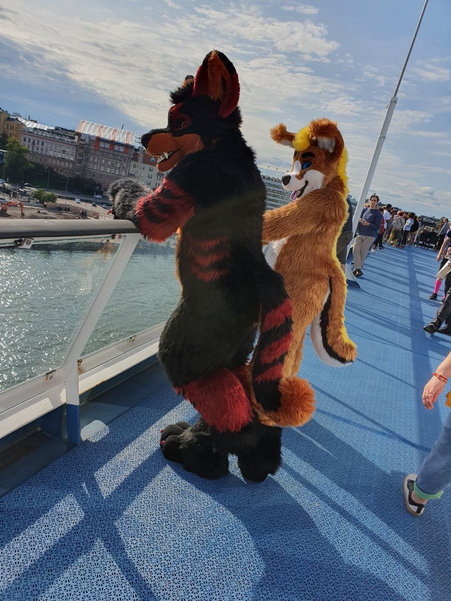 Zero_puppy's tweet photo. Furries on the cruise
@Jason_TheFurry 
✂️@TheKarelia https://t.co/K1Wn7r2ZvV