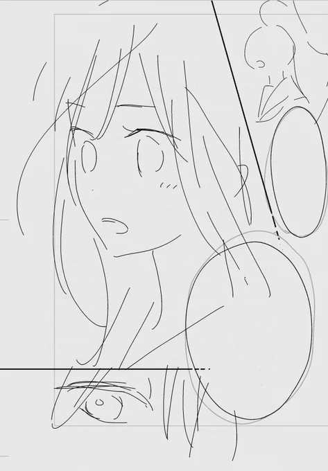 ネーム→下描き→ペン入れ→完成✨

#漫画ができるまで 