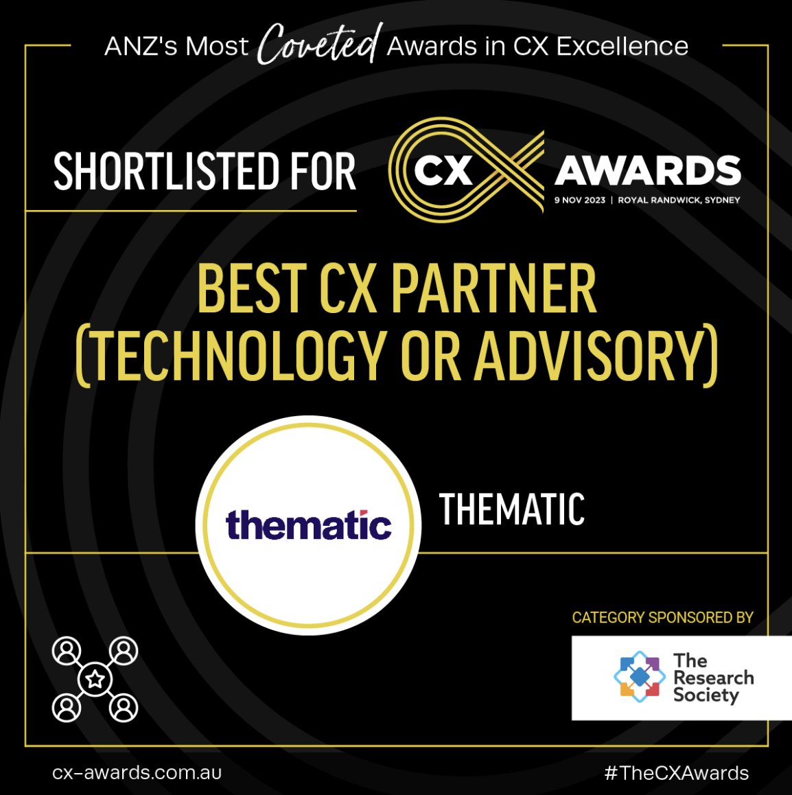 📣 CX Awards 📣 We’re  shortlisted for the “Best CX Partner 2023” in ANZ’s CX awards! 🏆 This award submission comes from the work of our amazing team and the great outcomes that <a href="/Atlassian/">Atlassian</a> have achieved in partnership with Thematic.

Learn more: getthematic.com/insights/thema…