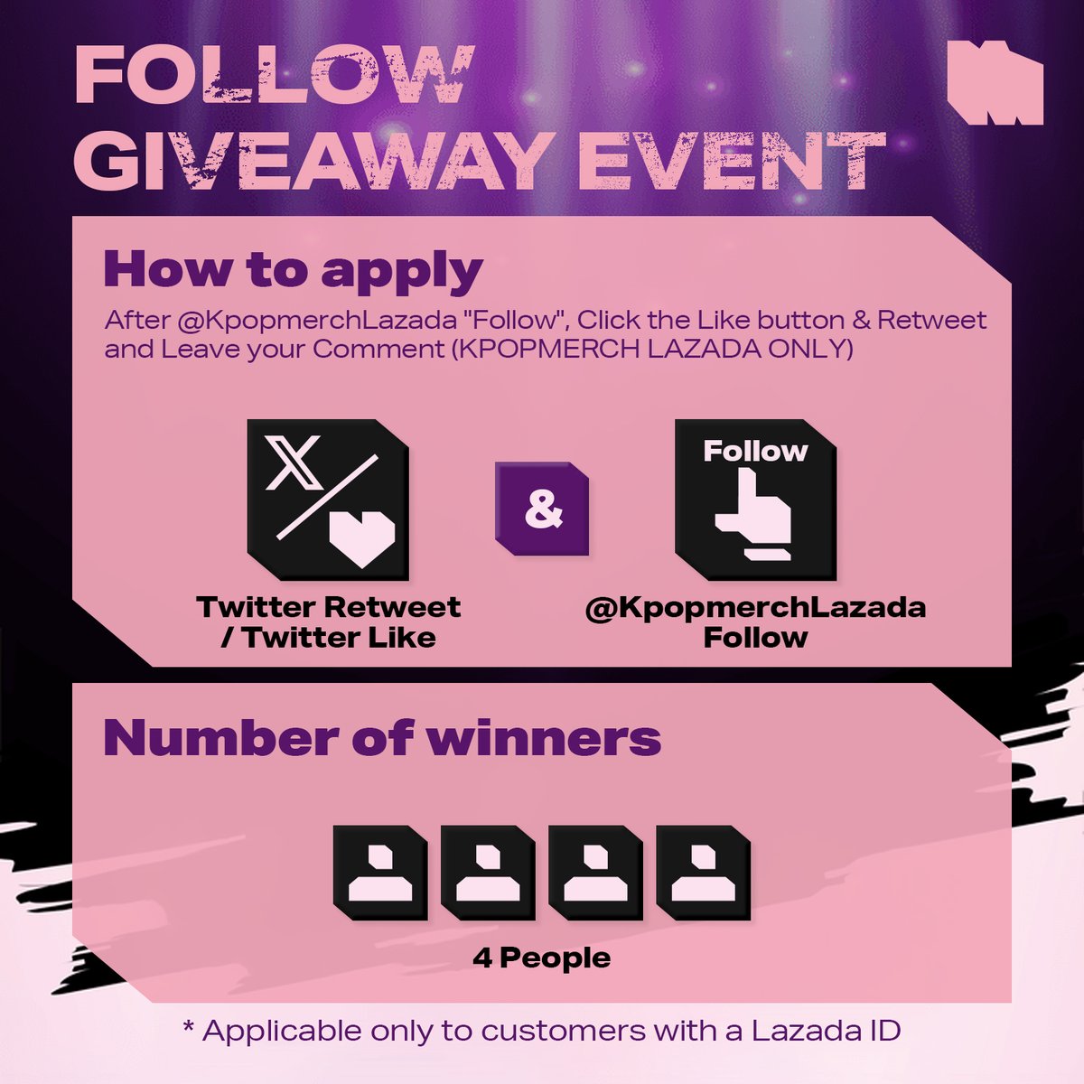 KpopmerchLazada's tweet photo. 💗BLACKPINK - THE GAME OST [ THE GIRLS ] Stella Ver.💗
✨Giveaway Event for Followers!!✨

💘HOW TO APPLY💘
👉After "Follow", Click the LIKE button &amp;
RETWEET and Leave your COMMENT💕
(KPOPMERCH LAZADA ONLY)

#THEGIRLS #BLACKPINK #KPOPMERCH #LAZADA #KPOP #Giveaway https://t.co/d48RhKTdgQ