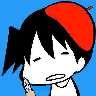 最近「アイコンに使っている画像ください」と言われる機会が増えて「あのアイコン10年以上前に設定した物なのでキレイなデータないです」と言い続けてきたのだが。そろそろアイコン変えるかアイコンが丸く切られるようになったせいで、頭のベレー帽も謎の赤い物体になってたし 