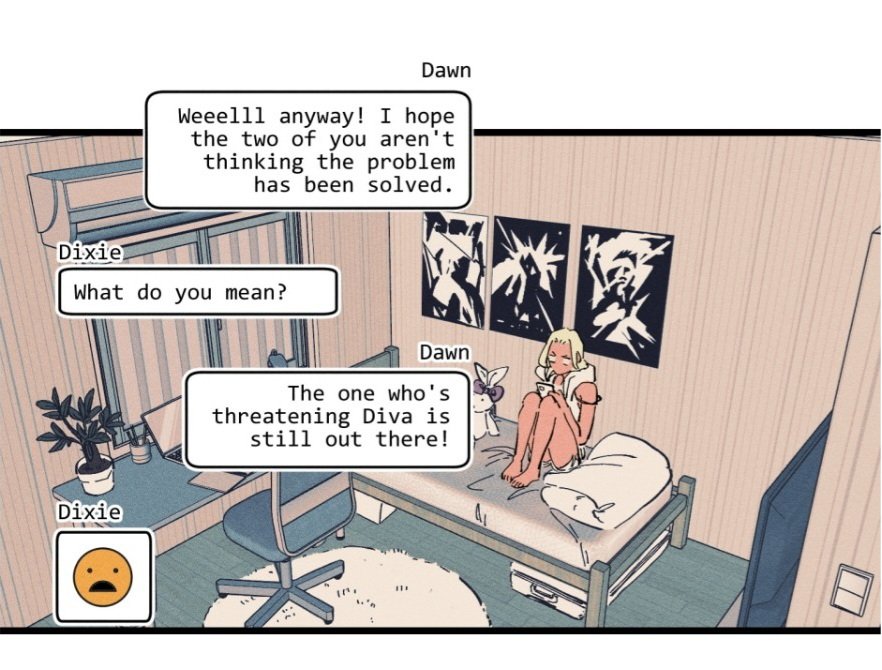 North &amp; East "Problem Not Solved" is up on Tapas! Link in bio 