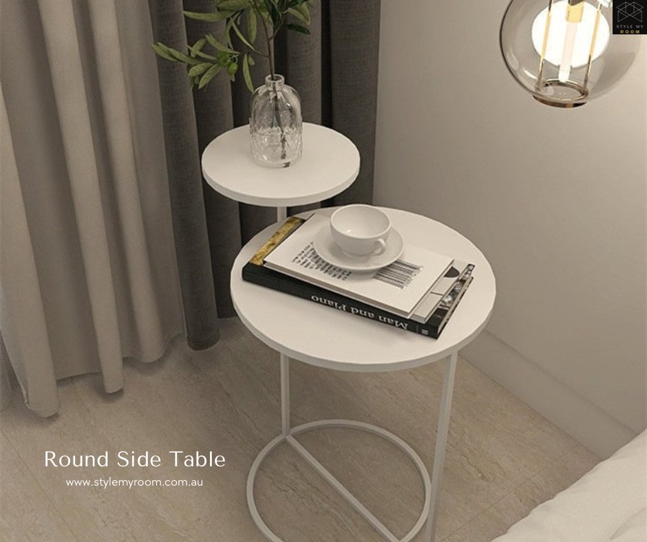 StyleMyRoom's tweet image. Our small side round table is a fusion of functionality and flair! 

This compact piece, with its timeless circular design, seamlessly fits into any room or decor style 🤍

Shop now at stylemyroom.com.au
#sidetables #roundsidetable #coffeetables #whitetable #blacktable
