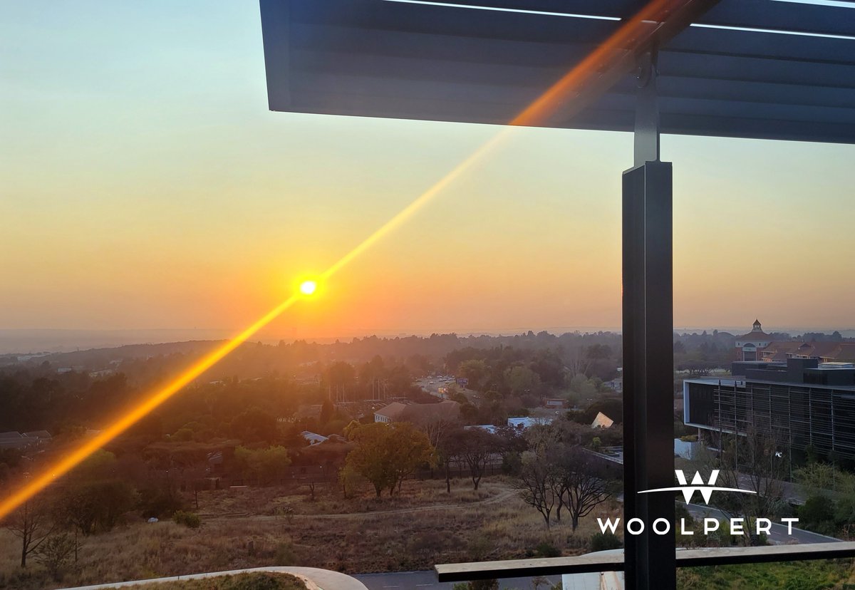 WoolpertAfrica's tweet photo. A slightly different #Viewoftheweek - a beautiful early morning view from the #Bryanston office!
Knightsbridge Office Park holds a 4-StarΒ Green Star design rating from theΒ Green Building Council of #SouthAfrica.
@woolpert #officelife #greenfuture #geospatial https://t.co/H2gpNhdxSI