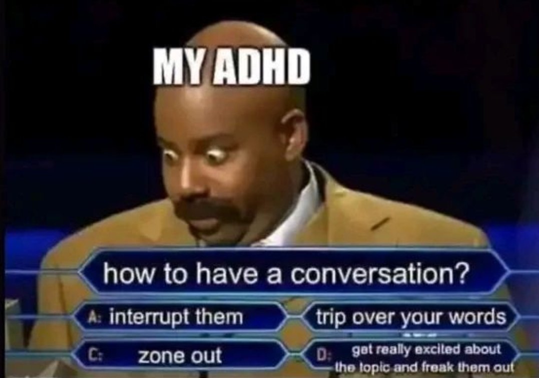 Constantly tripping over my words. 😂✌️💜🌟

#ActuallyAutistic #ADHD #AUDHD #DisabilityTwitter #Neurodivergent #Neurodivergence #PWD #Neurodiversity #MentalHealth #PurplePeople