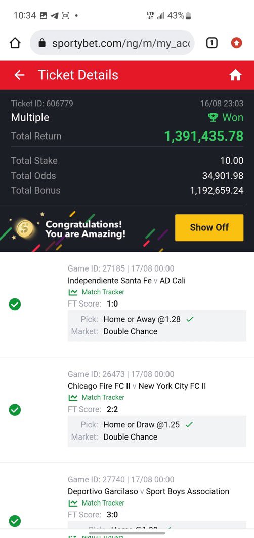 FoluboiNg's tweet photo. 35k odds boom joor !!!!! With 10naira you can win millions turn on notifications and I will tag the owner also won 16k odds too with 10naira again https://t.co/zPCq1EpBvj