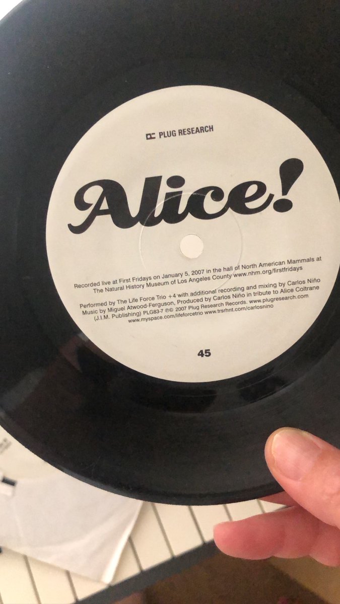 This record credits had myspace on it! :D amazing. 
#carlosnino .<a href="/MiguelAtwdFrgsn/">Miguel A.-F.</a> MISS U GUYS XOXO