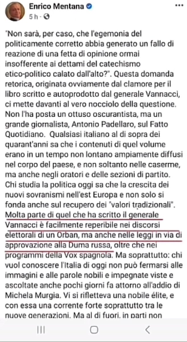 ArChiDix99's tweet photo. Caro Chicco Mentana ce ne vuole di coraggio ed ignoranza ipocrita a fare del filo russo a Vannacci quando fu cacciato a calci in culo dall’ambasciata a Mosca dopo che l’Italia fu tra i paesi che aderì per primi alle sanzioni e per ritorsione ci rispedirono funzionari e console!🤦‍♂️ https://t.co/49MSe5BNMs