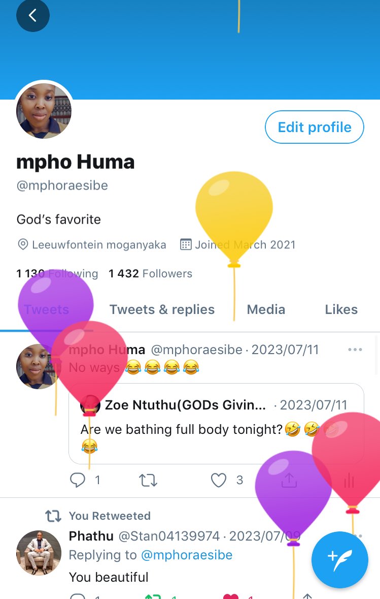 mphoraesibe's tweet photo. 🥳🥳🥳🥳🎂+1 https://t.co/R2A1nWScor