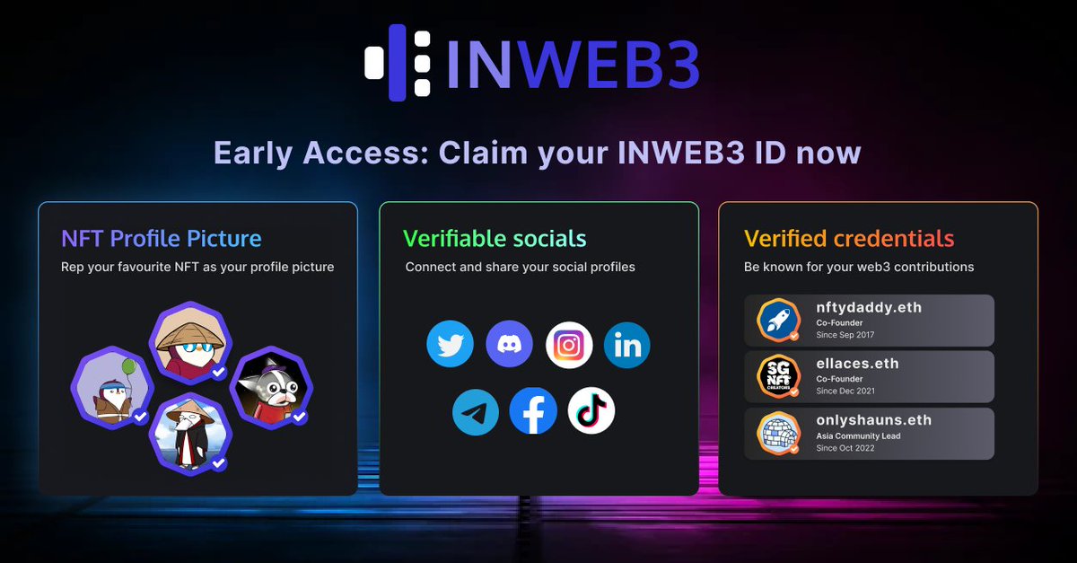 Unveiling the Future of Verifiable Identities and Credentials with INWEB3.xyz 🌐🔗

1/ Hey everyone! 👋 Are you ready to dive into the world of the decentralized web? 🌐🔗 In this thread, we're going to explore the exciting realm of INWEB3.xyz and how