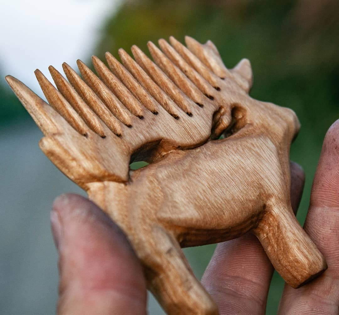 Nordic_Forces's tweet image. Have you ever dreamed of a tame elk? 🫎Well, now you can get it! This gorgeous beard and hair wooden comb is carefully handcrafted down to the last tooth. Order yours now 👉👉
etsy.me/47Emk9w via @Etsy

#mensgift #giftforhim #giftfordad #woodworking #beardstyle
