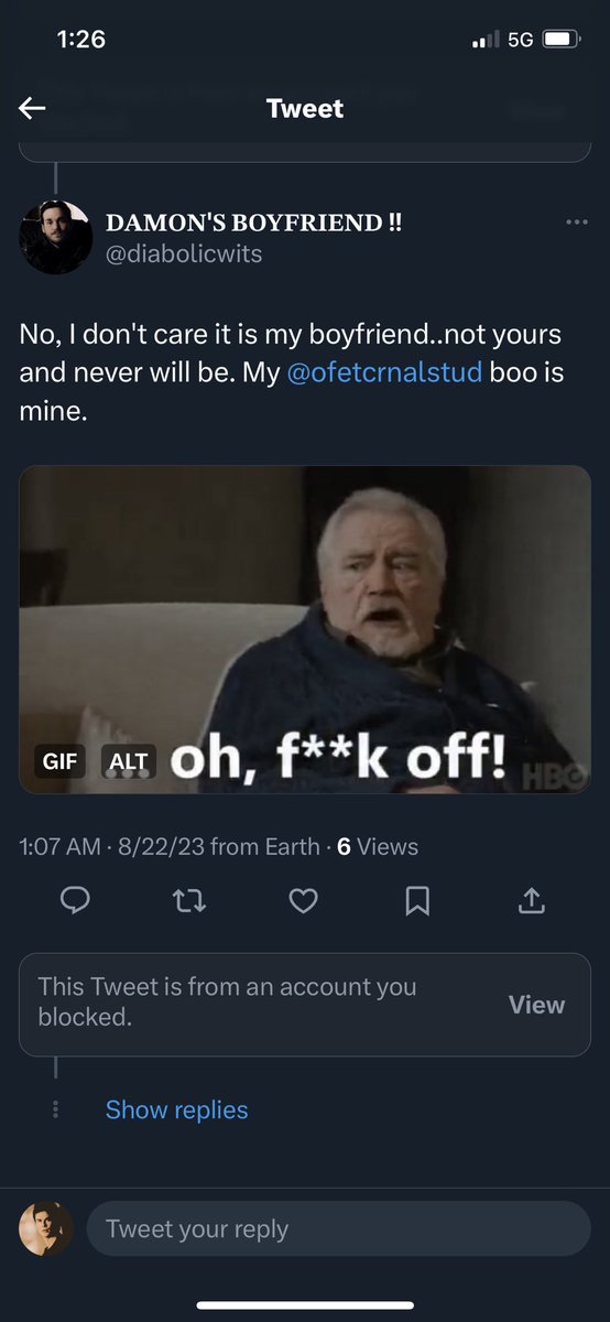 || it’s crazy, even blocked you know how to annoy me. Elon please for the love of God, don’t get rid of the block button.