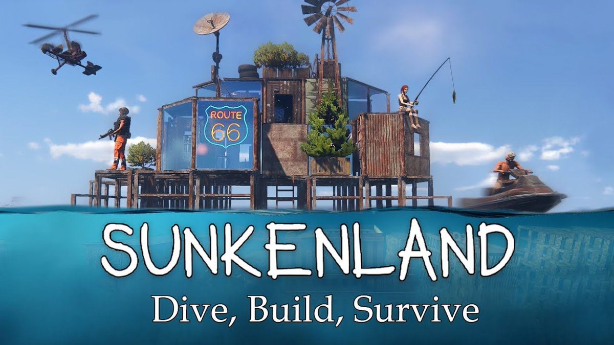 yamachannel0018's tweet photo. 『Sunkenland』2023年8月26日 発売予定 日本語対応

地球の大半が水に覆われた世界が舞台に、高層ビル、原子力発電所、地下トンネルなど水没した都市を探索し、資源を集め水上に基地を築いていく一人称視点のサバイバルゲームでマルチプレイにも対応

Steam：https://t.co/uW62CdD8He https://t.co/mtaZQ6GHUh