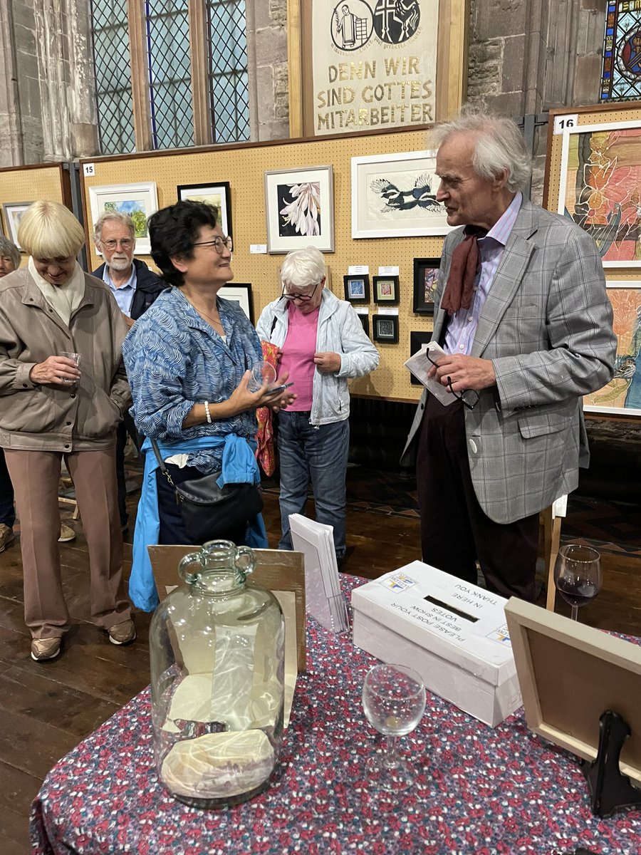 Ludlow Art Society (@artsocludlow) on Twitter photo Li Ling Wang with her work and also being congratulated by Peter Burden who opened our show and chose her work as best in our show which runs till 28th August <a href="/StLaurenceLud/">Parish Church of St Laurence, Ludlow</a> <a href="/LetsGoLudlow/">Let's Go! Ludlow</a> <a href="/visitshrop/">Visit Shropshire</a> @mixedupmaggie1 <a href="/Rosieartwork/">Rosie Mark</a> Li Ling Wang with her work and also being congratulated by Peter Burden who opened our show and chose her work as best in our show which runs till 28th August <a href="/StLaurenceLud/">Parish Church of St Laurence, Ludlow</a> <a href="/LetsGoLudlow/">Let's Go! Ludlow</a> <a href="/visitshrop/">Visit Shropshire</a> @mixedupmaggie1 <a href="/Rosieartwork/">Rosie Mark</a>