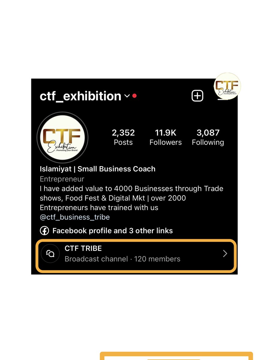 ctf_exhibition's tweet photo. I will be schooling Entrepreneurs on TEN RULES of DM Marketing on my Instagram Broadcast Channel 9pm tonight.

The Class is FREE OF CHARGE.

If you’re interested, join my Broadcast Channel on Instagram and 
share this post with your Business buddies. https://t.co/hDRoYWuxy8