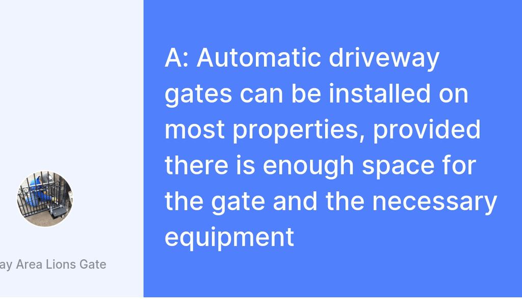 bay_gate's tweet photo. Automatic Driveway Gate Upgrades: Enhancing Your Security System Effortlessly

Read the full article: Automatic Driveway Gate Upgrades: Enhancing Your Security System Effortlessly.
▸ https://t.co/3EN9GFXcE4

#automaticgaterepair #electricgaterepair #automaticgateopener https://t.co/4SY63rkiQS