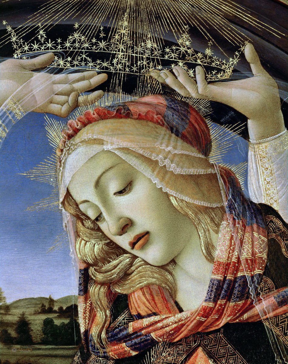 Madonna del Magnificat (detail). 
#SandroBotticelli