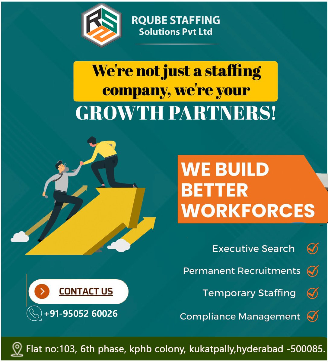 We build better Work forces 
contact :+91 95052 60026
#staffingsolutions #beststaffingagency 
#staffingsolutions #workagency #canada #hotel #workers #skilledworkers #contractstaffing #permenentstaffing
#staffingagency #skilledmanpower  #beststaffingagency