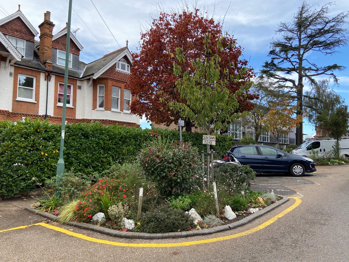 Trees for Streets (@treesforstreets) on Twitter photo Q. Your street too narrow for trees🌳? 
A. Build out into the road💡
We park cars 🚗in the street, but that doesn't make it a car park.
Let's make trees and greenery a feature of ALL our streets. Aspire to live in garden streets 🌳🌻 #streetsforpeople
👉<a href="/TreesforStreets/">Trees for Streets</a> Q. Your street too narrow for trees🌳? 
A. Build out into the road💡
We park cars 🚗in the street, but that doesn't make it a car park.
Let's make trees and greenery a feature of ALL our streets. Aspire to live in garden streets 🌳🌻 #streetsforpeople
👉<a href="/TreesforStreets/">Trees for Streets</a>