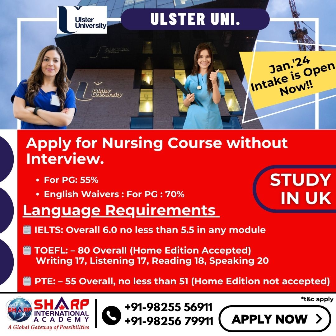 SharpImigration's tweet photo. Study in UK with 55% in bachelor's for nursing students.
Get these great opportunity.
Apply without IELTS also
#ISRO #chandrayan3 #moonlanding #prakashraj #Xijinping #jawan #gadar2 #siis #uk #rishisunak #studyinuk #ukhealthcare #ukworkpermit #sharpimmigration #vadoadara https://t.co/u5nypb0RSR