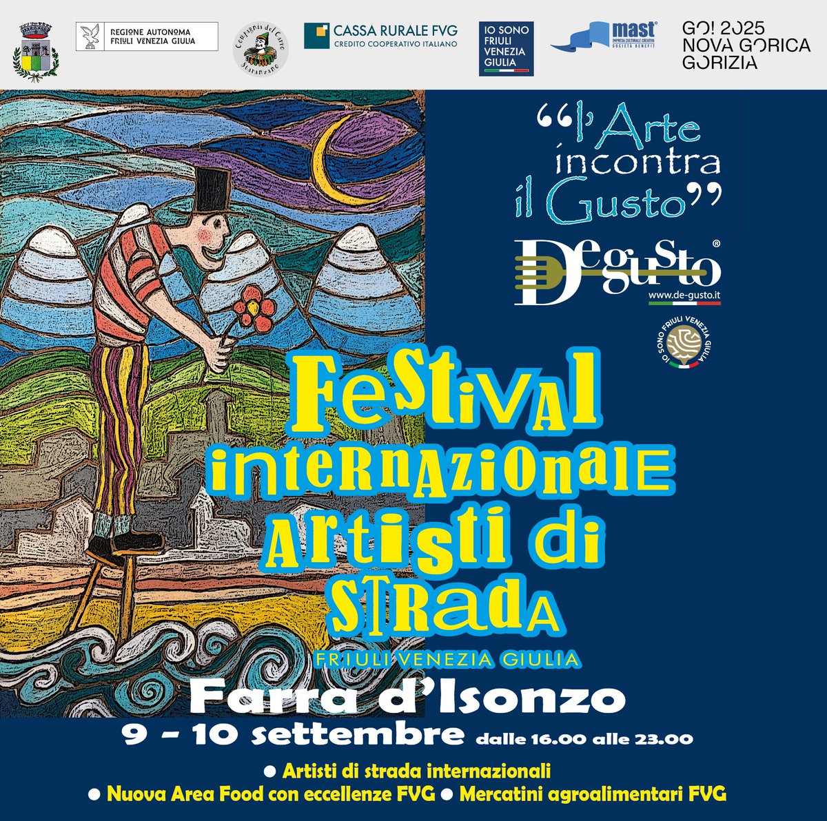 degusto_it's tweet photo. 9-10 settembre a Farra d'Isonzo, venite a trovarci presso il Villaggio del gusto.... queto il link con i dettagli 👉
https://t.co/Us4SyOwCvT https://t.co/cHLlAfFdOY