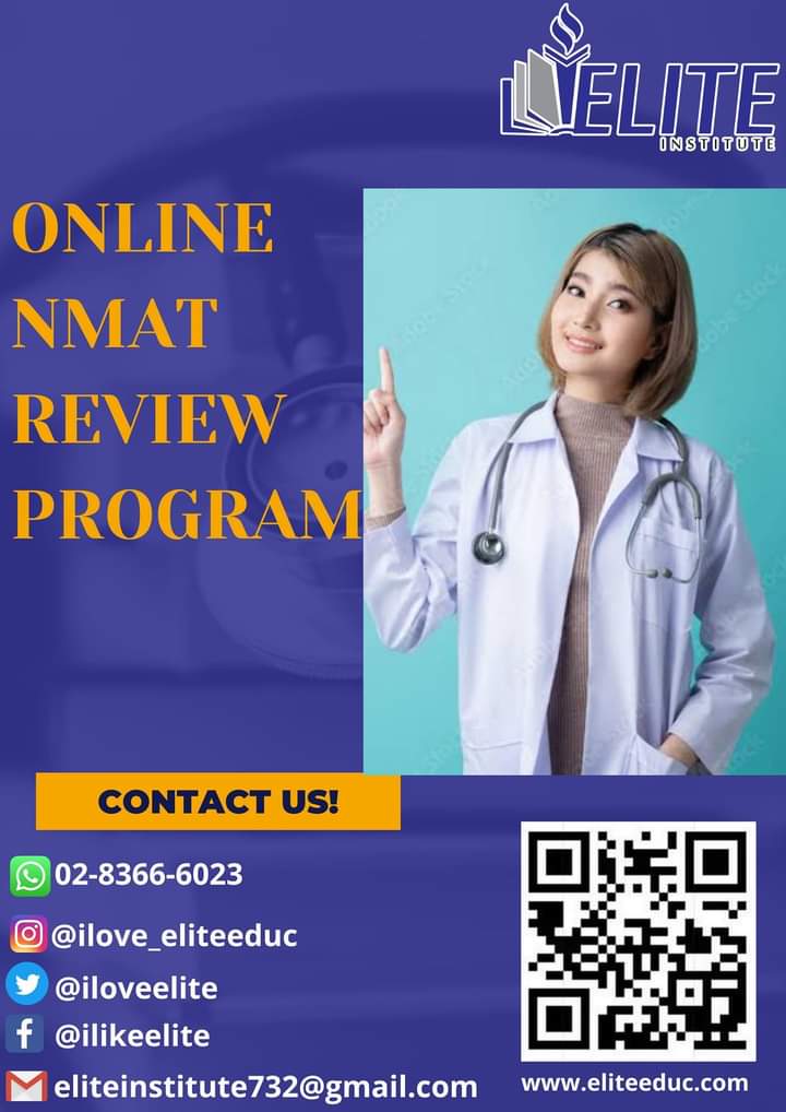iloveelite's tweet photo. To all future doctors, we designed an intensive online NMAT review for you! We want to help you enter your dream medical university in the Philippines.
 https://t.co/vegdrLjFie to know more about us.

#NMAT #OnlineReview #ComprehensiveTest #TestTakingDrills #ForMedStudents https://t.co/7pVJRyG4yT
