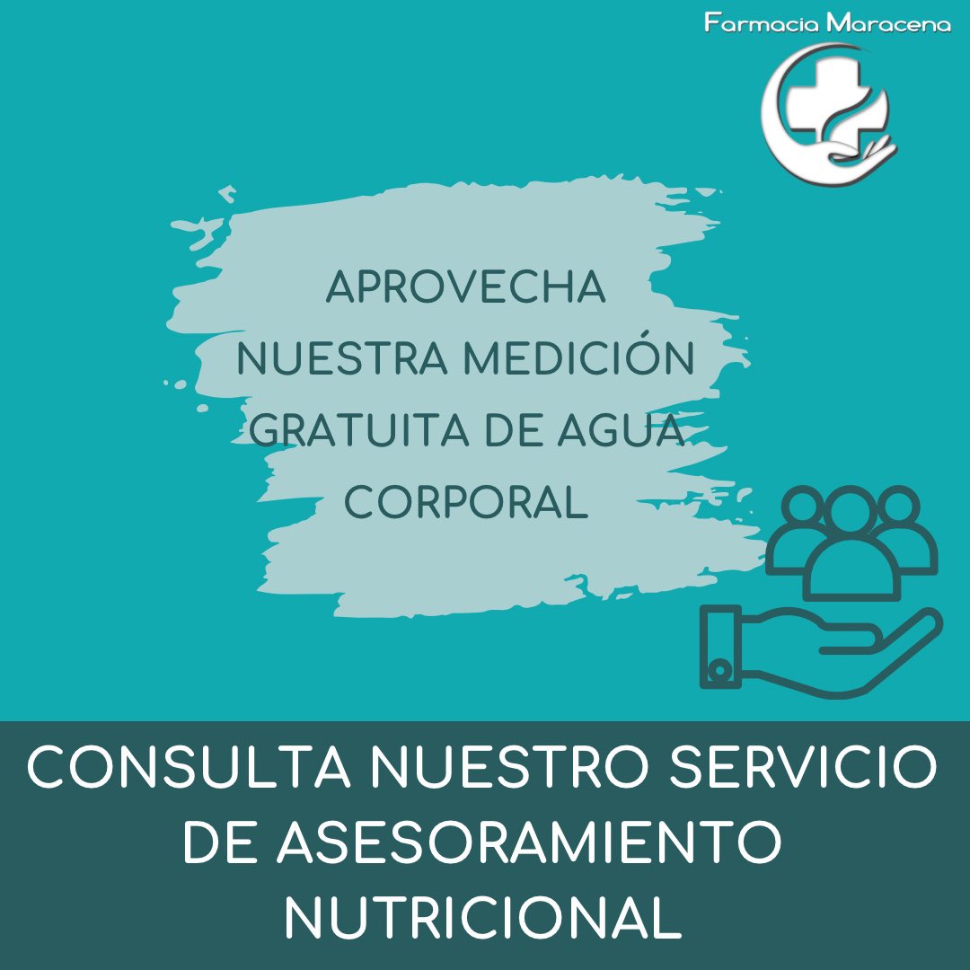 fciamaracena's tweet photo. El agua es esencial para nuestro organismo, ya que cumple diversas funciones vitales en él.
 ¡Mantente hidratado este verano y cuida tu salud! 💧

Recuerda que en Farmacia Maracena contamos con servicio de nutrición, ¡consulta con nosotros! https://t.co/Ul1wHeOaYn