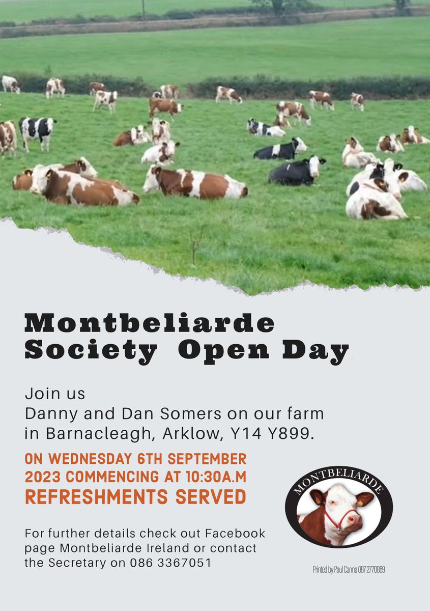 lindalouanne's tweet photo. A Montbeliarde Open Day. A dual purpose breed that ticks all the boxes. 
✅Plenty of milk 
✅Excellent solids
✅Longevity
✅Fertility 
✅A great cull cow 
✅A saleable bull calf 
✅Crossed with any beef bull 
If you want any more info check out Montbeliarde FB or DM me here. 👍 https://t.co/f4jnfbLLFg