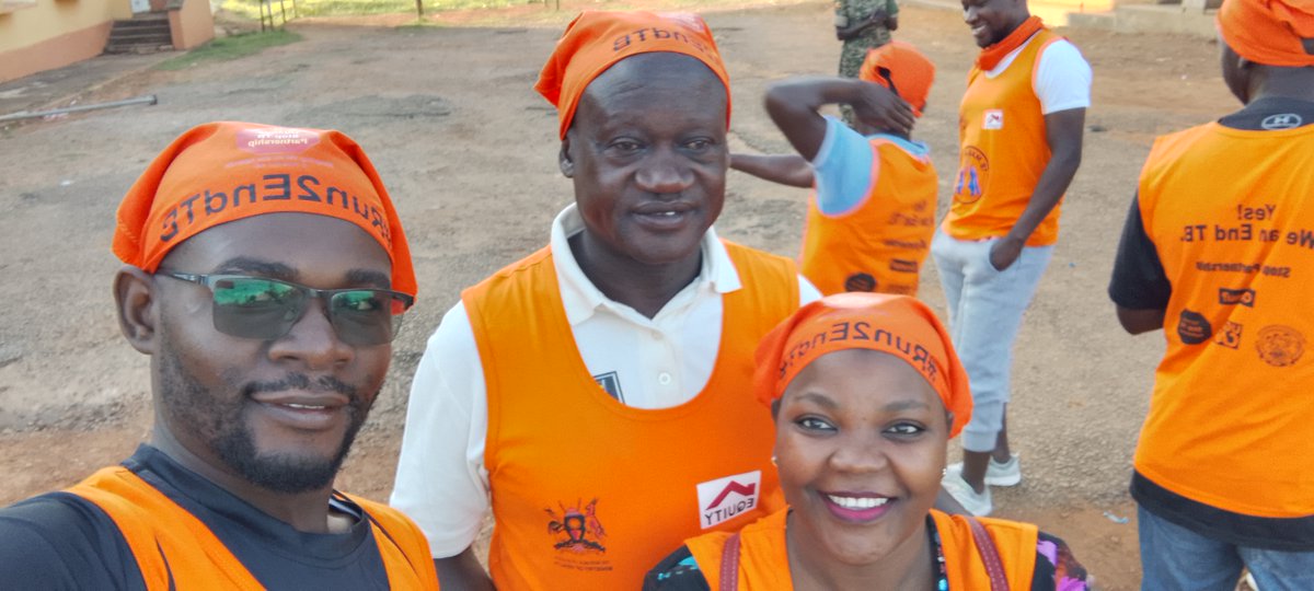 ummb_i's tweet photo. @ummb_i Communications officer takes third position in the 7KM TB marathon run in Mbale as the HR/Training Manager participates in the 5KM run @MinofHealthUG Headquarters in Kampala,
#Run2EndTB https://t.co/50VljcxOKq