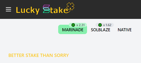 LuckyStake tweet media