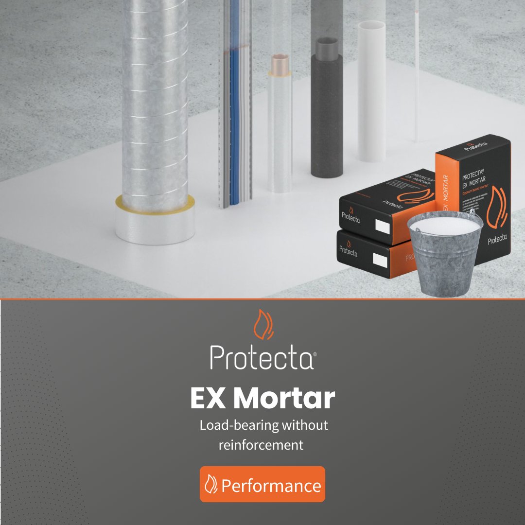 ProtectaFire's tweet photo. When used in floors, EX Mortar offers a high degree of mechanical resistance; where the seal is load-bearing without reinforcement, providing an added layer of confidence in your fire protection strategy.
https://t.co/Acf0zAip6s
#FireRatedMortar #PassiveFireProtection https://t.co/SefTAkksuR