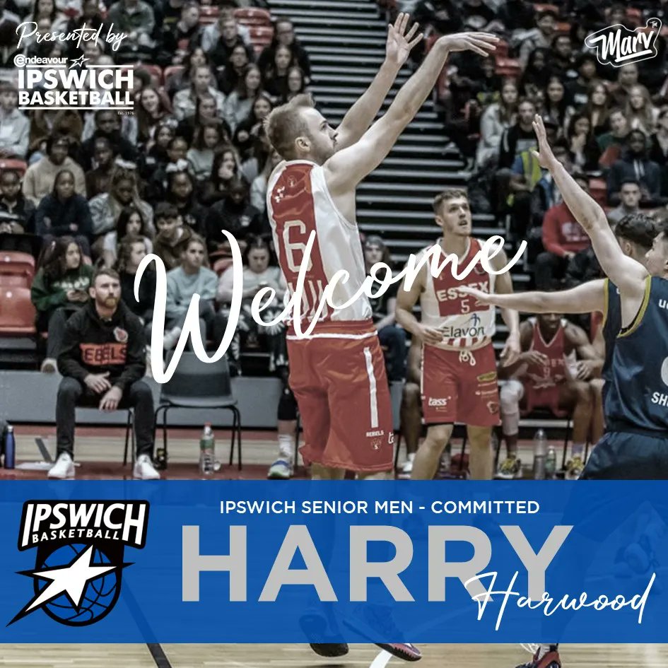WELCOME to Ipswich. . . . Harry Harwood - Committed - Ipswich Basketball Senior Men Division 2 - 2023/24. 🏀💙 
#ipswichbasketball #ipswich #basketball #suffolk #nbl #d2 #uk