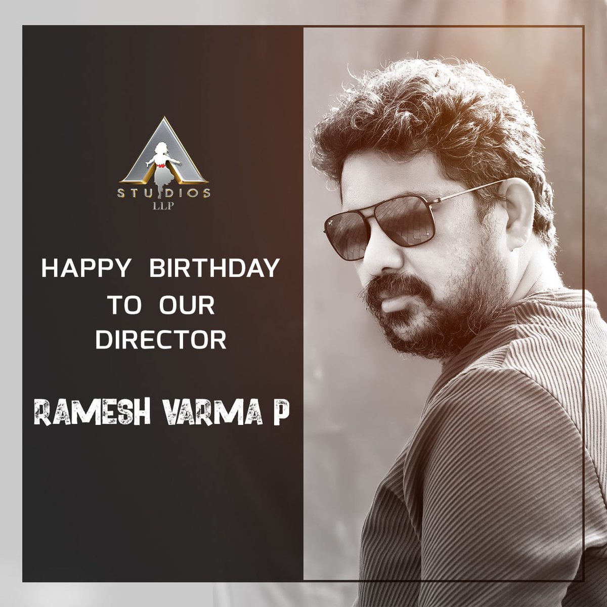 A Studios LLP (@astudiosllp) on Twitter photo Wishing our <a href="/DirRameshVarma/">Ramesh Varma</a>, A Very Happy Birthday 🎉
Wishing for your good health and #Sivoham to be a path breaker for you❤️🔥 Wishing our <a href="/DirRameshVarma/">Ramesh Varma</a>, A Very Happy Birthday 🎉
Wishing for your good health and #Sivoham to be a path breaker for you❤️🔥