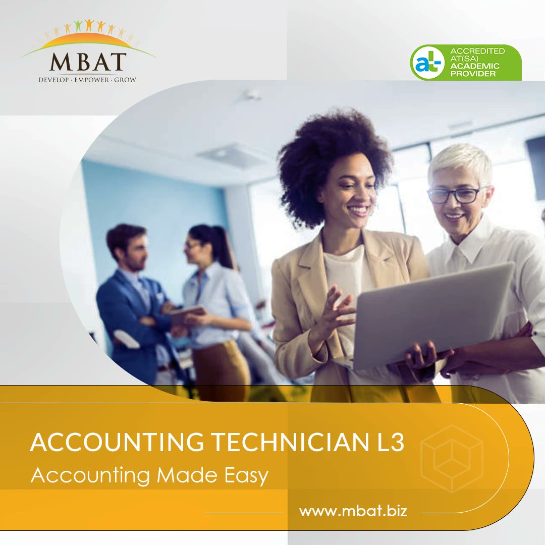 MBATLD's tweet photo. Looking to develop your knowledge as an #AccountingTechnician? This competency-based #qualification builds a foundation in #accounting, #costing, #ComputerisedAccounting and working in a #finance team. LEARN MORE: https://t.co/q2X0gSuKqD https://t.co/2y1IUGRgk2