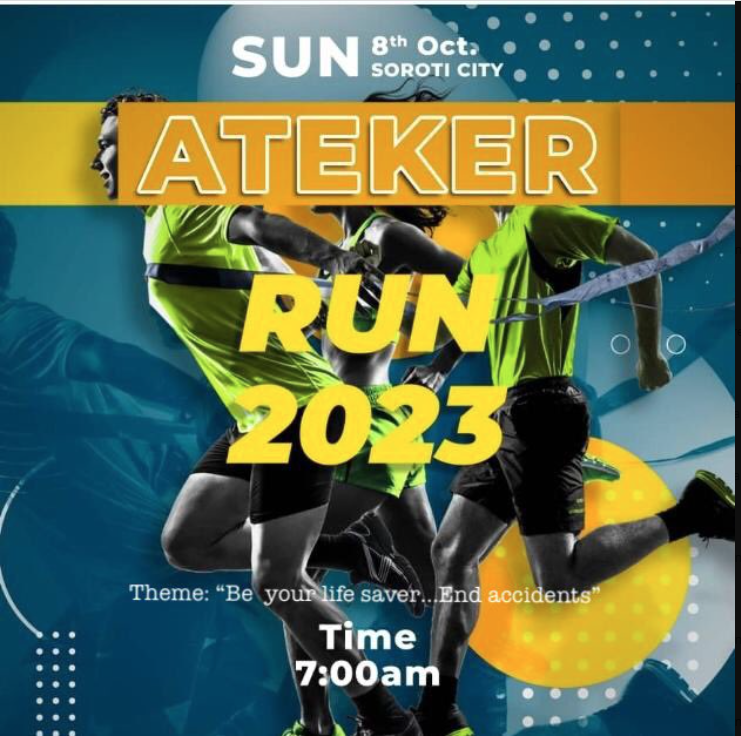 ATEKER RUN
After Seeing Ateker People perish in Accidents, creating awareness to End accidents is a right course that is before ALL of us.
Ateker CUP &amp; Ateker Events, working with Various Stakeholders Bring to you the 2023 Ateker RUN.

To Support/Partner Call: 0777 878 987