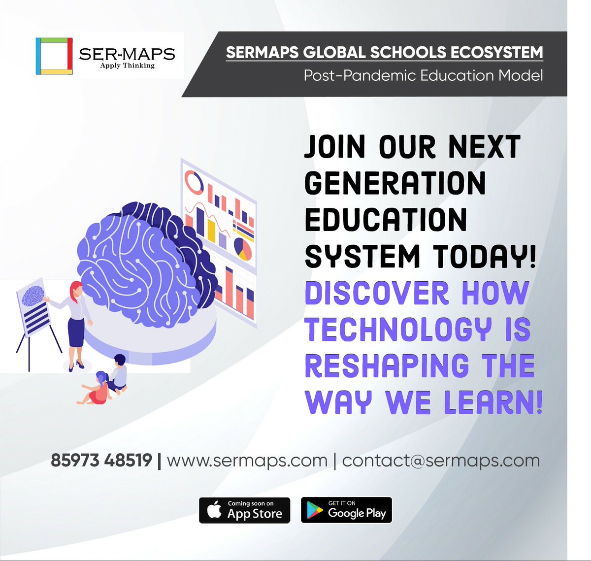 Join our Next Generation Education System today! Discover how technology is reshaping the way we learn!👩‍🏫

#sermaps #nextgenerationeducationsystem #joinouredtech #edtechteam #joinedtechplatform