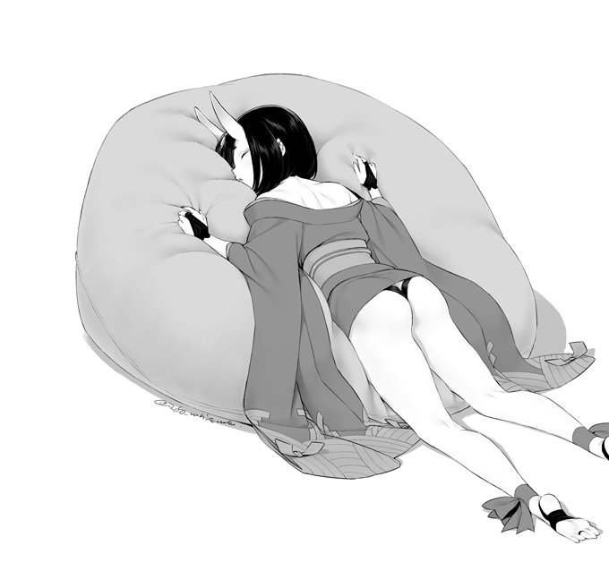 ㅤㅤ⸻ sleepy noises.
oni descansando，no molestar. ⸻