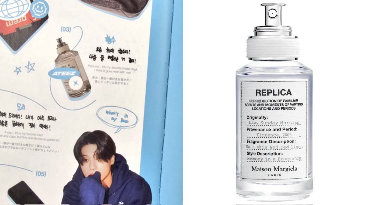 ateez perfume that they are recently using