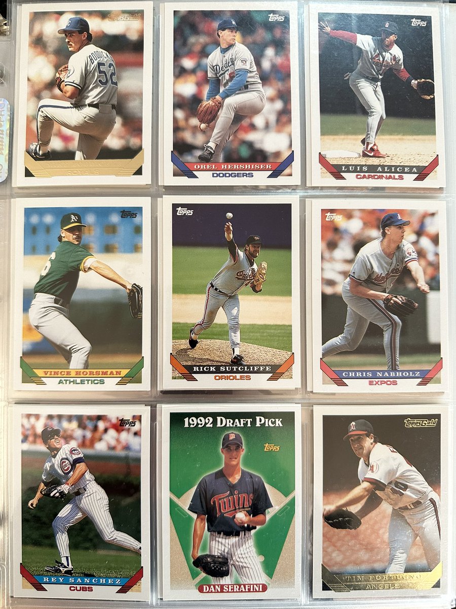 bradynmarch's tweet photo. @billburr look what I found in the shed! Some old baseball cards. From '93. https://t.co/SQvgtM4J3h