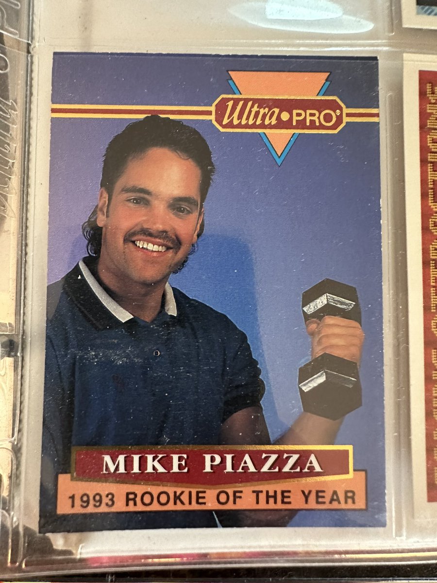 bradynmarch's tweet photo. @billburr look what I found in the shed! Some old baseball cards. From '93. https://t.co/SQvgtM4J3h