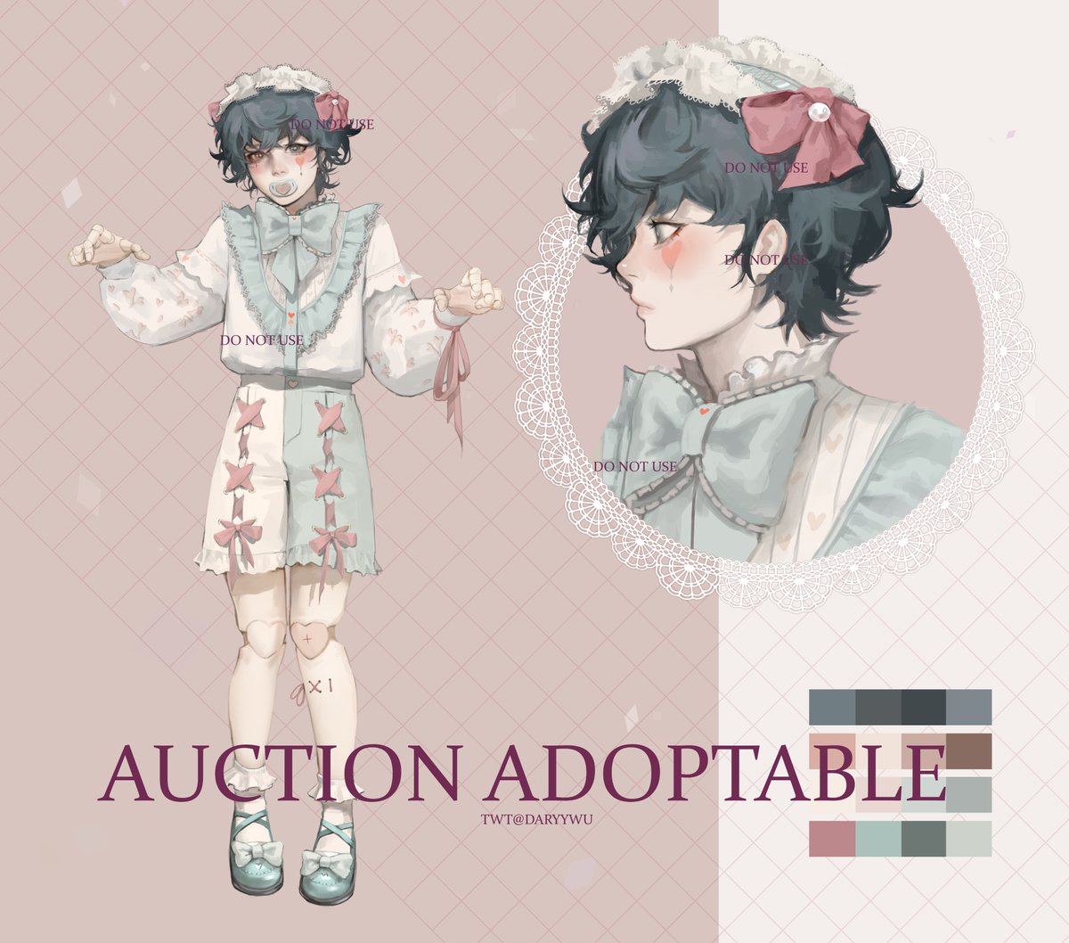 daryywu's tweet photo. auction adoptable 
SB: 65$ (personal use) (png file)
MIN:5$
AB: 150$ (commercial use) (pdf file)
auction will end after 48 hours of last bid
no copying or stealing
be sure to credit me
payment via Boosty (PayPal available) https://t.co/SGpk1DOv8g